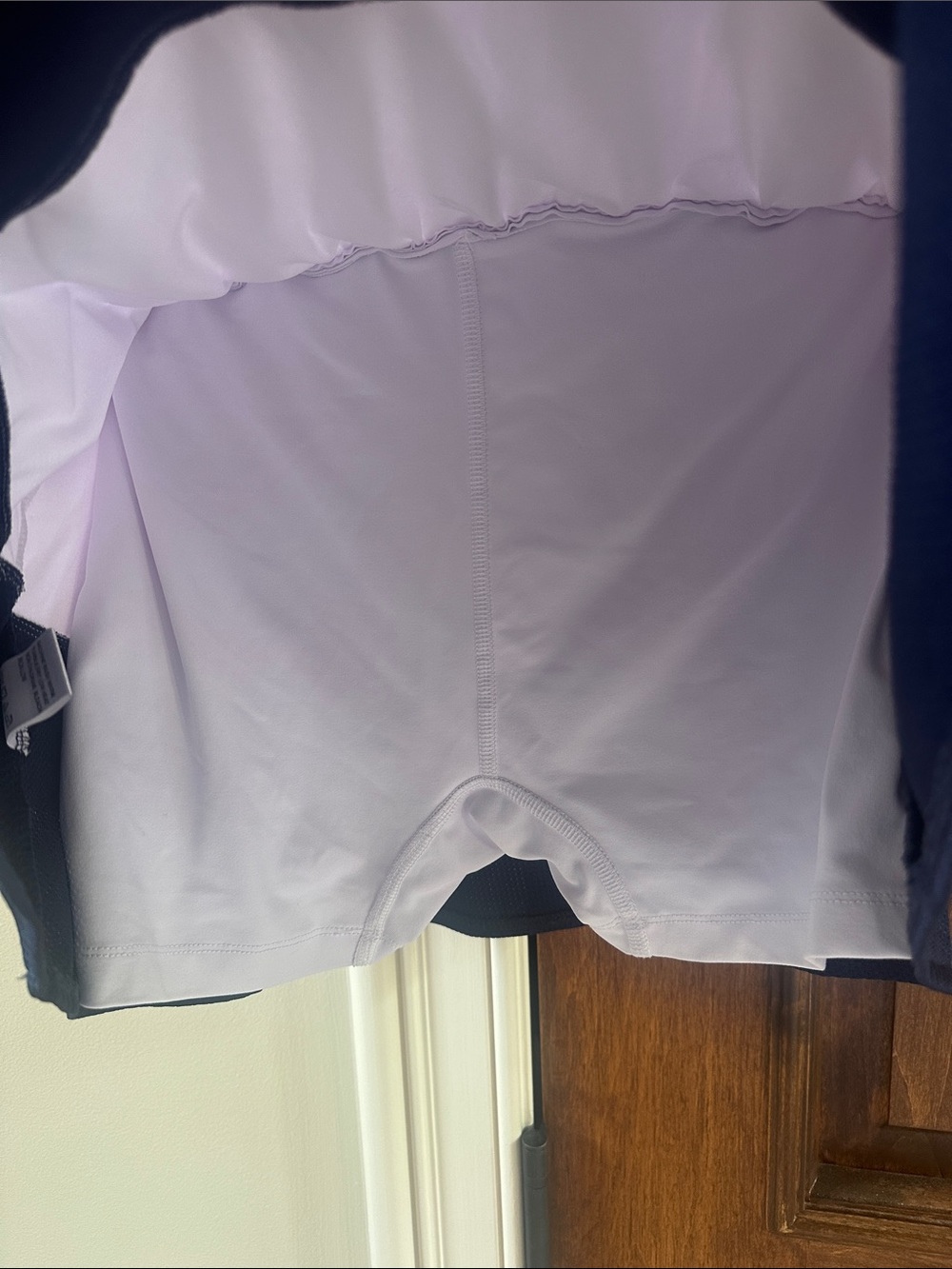 Tail tennis skirt White Pink and Navy Colorblock Sz Small EUC - Picture 4 of 5